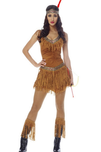 Alluring Native American Indian Maiden Costume